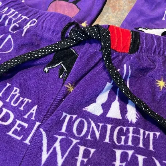 Disney Hocus Pocus Fleece Pajama Pants Lg - Picture 3 of 8